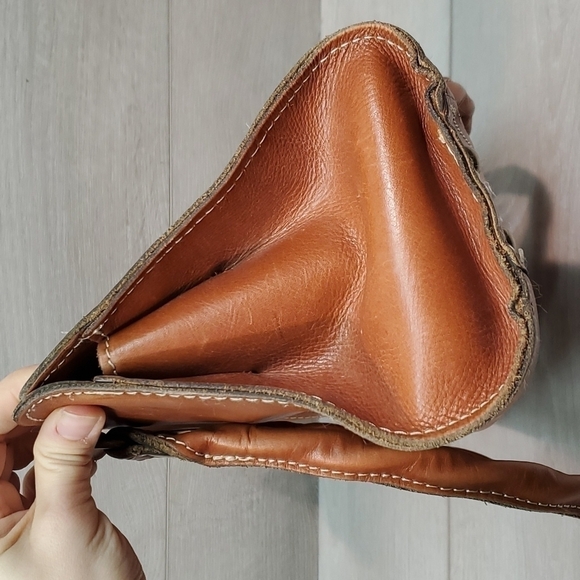 Patricia Nash Rienzo Leather Bag Satchel Tote - Picture 6 of 16